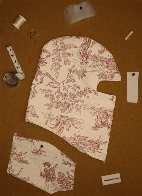 "LA CAGOULE" TOILE DE JOUY